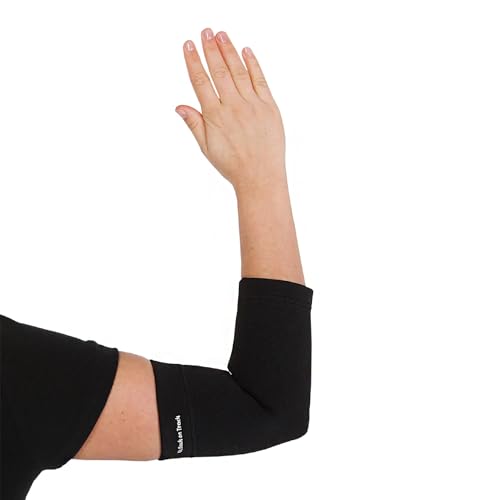 Back on Track Physio Elbow Brace 4-Way Stretch 1207 with Welltex Technology, Black, X-Small