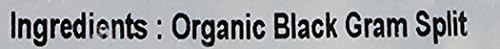 Organic Black Spilt Gram (Urad Dal Black) (2 lbs) [USDA Certified]