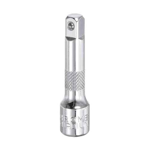 uxcell 3pcs 1/4 Inch (F) to 1/4 Inch (M) 2" Drive Ratchet Socket Adapter Extension Bar