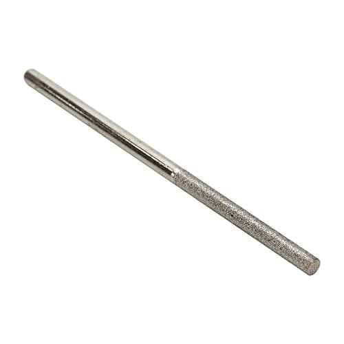 Diamond Burr Bits Cylinder Shape Carving Bits 1/8" Head Dia 1/8" Shank Dia Grinding Burr for Stone, Glass, Ceramic -10pcs