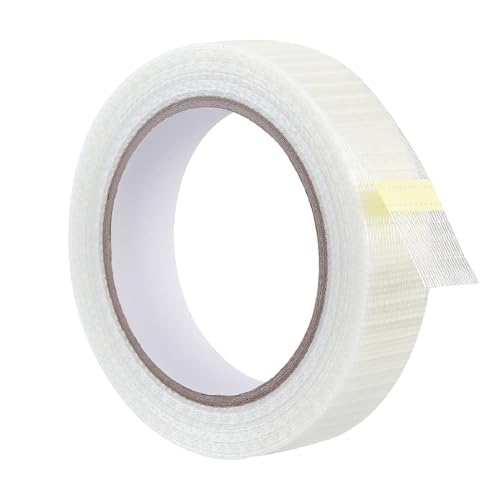 QDiShi Transparent Duct Tape, Heavy Duty Waterproof Tape, High Performance Weather Resistant Tape for Discreet Repairs and Mounting Residential Shipping Packing and Industrial Uses (1 in x 33 Yards)
