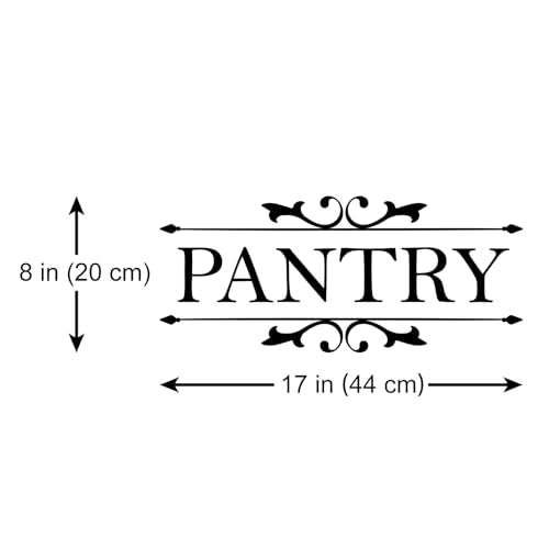 Pantry Vinyl Wall Decal Sticker Art Decal for Pantry Room Door Home Decoration