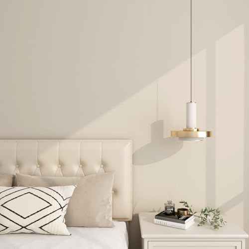 FunStick Taupe Beige Wallpaper Peel and Stick Beige Contact Paper for Cabinets Drawers Countertops Kitchen Vinyl Wrap for Cabinet Wallpaper Waterproof Self Adhesive Wall Paper for Bedroom Walls 16x80