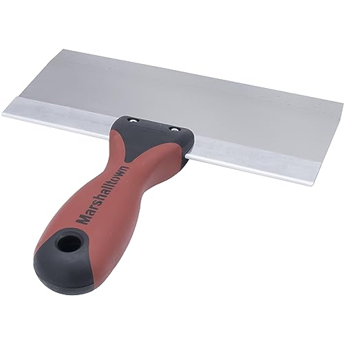 MARSHALLTOWN DuraSoft II Taping Knife, 8 Inch Stainless Steel Blade, For Drywall Finishing, 4508SD