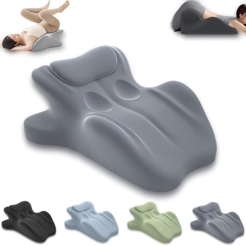 Spark Pillow, 2025 New Chiro Monk Couple Pillow, Pillows Memory Foam, Recovers After Impact, 27Â° Angle Perfect Position, Ergonomic Posture Support for Spinal, Multi-Functional Bed Pillow (Gray)