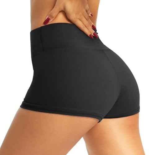QGGQDD Workout Biker Shorts for Women - 3"/5"/8" High Waisted Tummy Control Spandex Booty Shorts for Gym Yoga Volleyball