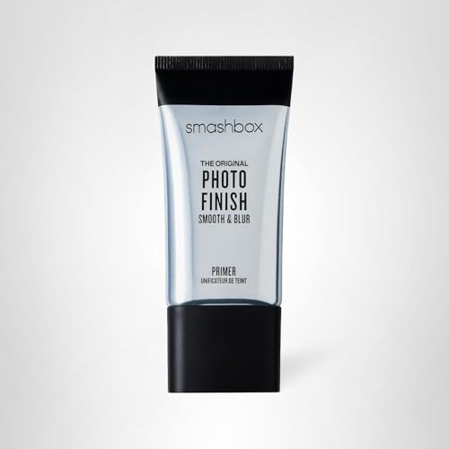Smashbox The Original Photo Finish Smooth & Blur Makeup Primer | Instantly Smooths and Blurs Fine Lines and Pores | Vitamins A + E, 1 Fl Oz