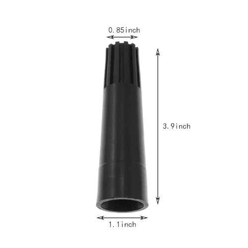 Maxmoral Threaded Tip Replacement Ultra Threaded Tip Repair Kit Broom Handle Adapter Threaded Handle Tips Window Squeegee Adaptor-Metal Threaded Handle Tips