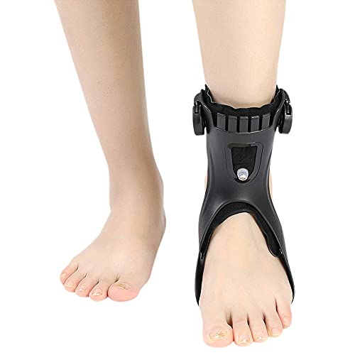 Drop Foot Brace Orthosis AFO AFOs Ankle Brace Support With Comfortable Inflatable Airbag for Hemiplegia Stroke Shoes Walking (Right foot, Small)