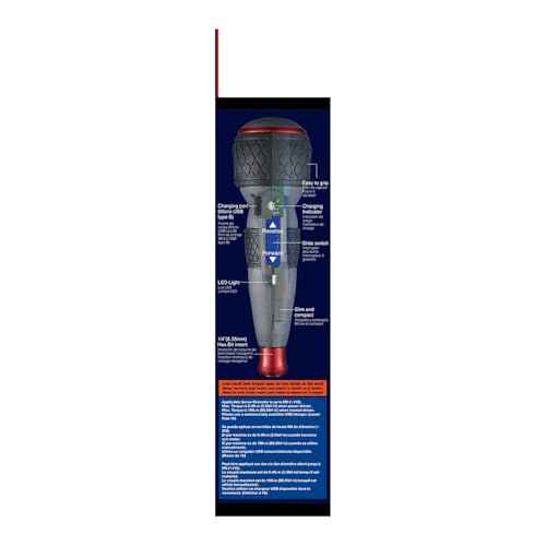 BALL GRIP Rechargeable Screwdriver Cordless (High Speed) No.220USB-S1U 220USBS1U Made in Japan by VESSEL