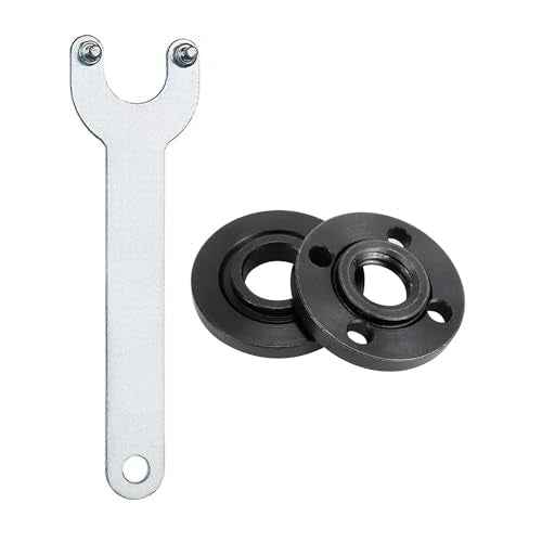 2 pcs spanner for angle grinder 224399-1 Compatible with Dewalt Ryobi Milwaukee Makita 193465-4 224399-1 224568-4£¬with 1 pcs Spanner Compatible with Angle Grinder Flange Nuts 5/8"-11