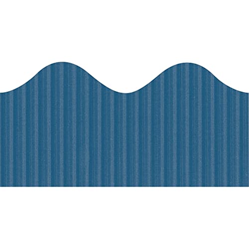Pacon Corporation 37184 Decorative Border, Recyclable, 2-1/4-Inch x50-Ft, Rich Blue