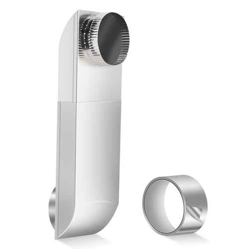 OEM Upgraded 304 stainless steel Dryer Vent,adjustable dryer vent Fit for Whirlpool and all 4in Dryer Vent Outlet,dryer vent kit for tight spaces,Periscope dryer vent,12-19 in telescoping dryer vent