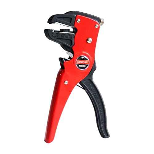 WISEUP Automatic Quick Strip Wire Stripper and Cutter,Eagle Nose Pliers (7-Inch) cable cutters£¬2 in 1 wire stripper cutter for Electrical Cables ¡¢Electronic and Automotive Repair Tool