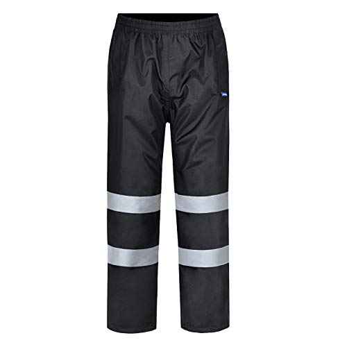 AYKRM 4 Colors Safety Rain Pants Reflective High Visibility Waterproof Rain Pants