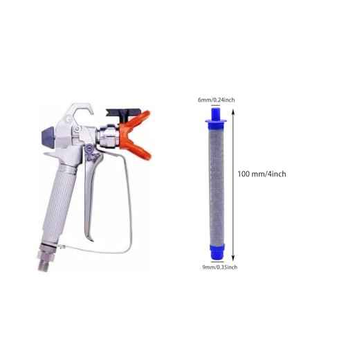1pcs 288716 3/4-Inch Inlet Strainer Thread &5pcs 288749 Airless Spray Gun Filter Combination fits Airless Paint Sprayers Gun