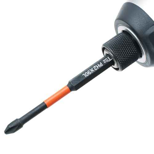 10PCS Phillips Bits #2 High Torque Impact Driver Bits Magnetic 2 Phillips Bits 3-1/2 Inch Long PH2 Bits TS2 Steel Phillips Head Drill Bits Phillips Screwdriver Bits 1/4 Hex Shank Screw Bits