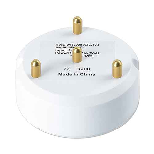 Water Leak Detector, Ortis Water Sensor Alarm Flood Detector, Automatically Turn Off Flood Source When Sensing Moisture to Prevent Water Damage