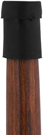 Ajuny Wooden Walking Stick for Men Women Seniors Lightweight Detachable Handmade Cane with Decorative Brass Handle Unique Gift for Adults