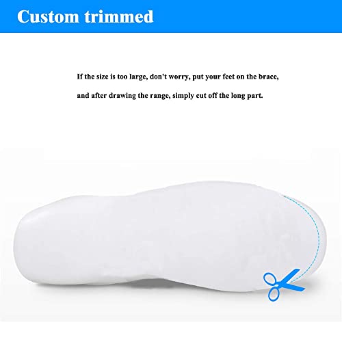 AFO Drop Foot Brace Medical Ankle Foot Orthosis Support Foot Drop Postural Correction Brace (Left/XL)