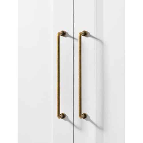 Antique Brass Cabinet Bar Pulls 12.6" Hole Center 5 Pack Classic Vintage Retro Drawer Handles Kitchen Cupboard Bathroom Dresser Cabinet Hardware