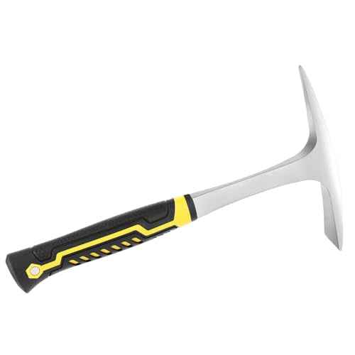 2 Pack 30oz Weeding Mattock Hoe, Small Rock Pick Axe with A Pointed Head and Pick Axes for Digging, Mining, Carpenters, Geologists