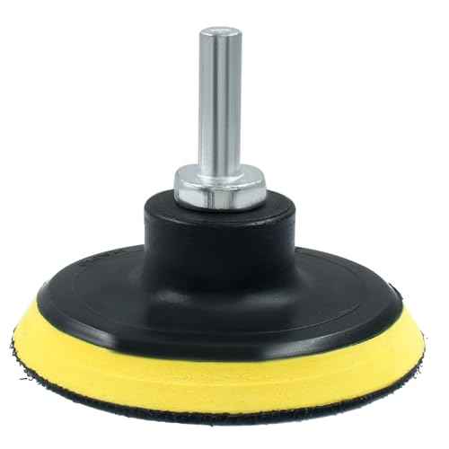 Luomorgo 3 Inch Hook & Loop Backing Pad Orbital Sander Polisher Sanding Pad with M10 Drill Adapter 2pcs