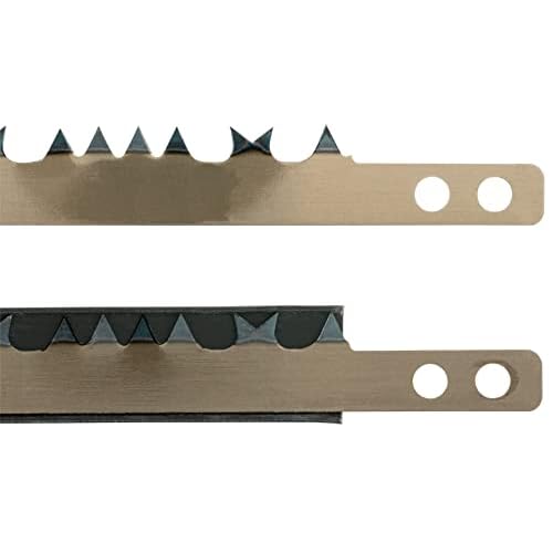 Hooyman Bow Saw with Heavy Duty Construction, Ergonomic No-Slip H-Grip Handle, Impulse-Hardened Teeth, SK5 Steel Blade, and Blade Tension Knob for Land Management, Yard Work, Gardening, and Outdoors