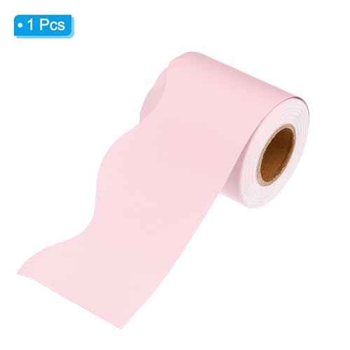PATIKIL 2.24" x 32.8Ft Bulletin Board Border,Scalloped Trim Strips Wall Decor for Locker Classroom Cork Poster Black Board White Chalkboard, Light Pink