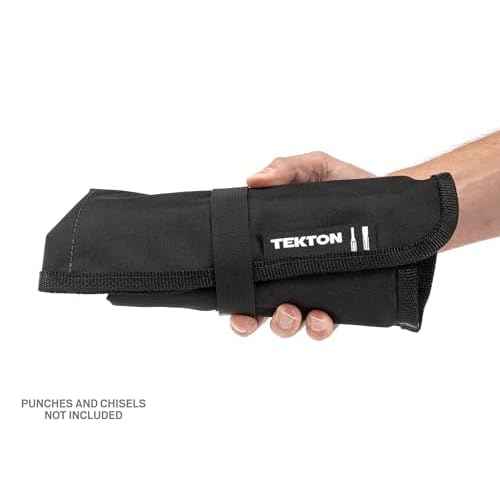 TEKTON 20-Tool Punch and Chisel Pouch | OTP71101 | Made in USA