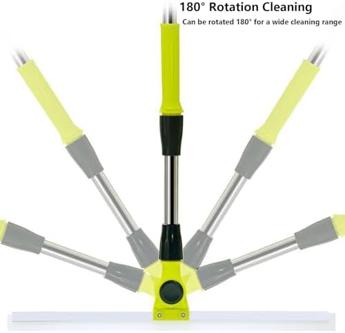 Air Broom as Seen on Tv, with 51 Long Handle Air Broom as Seen on Tv, No Bristle Broom Cleans Glass,Fine Dust,Hair,Liquids