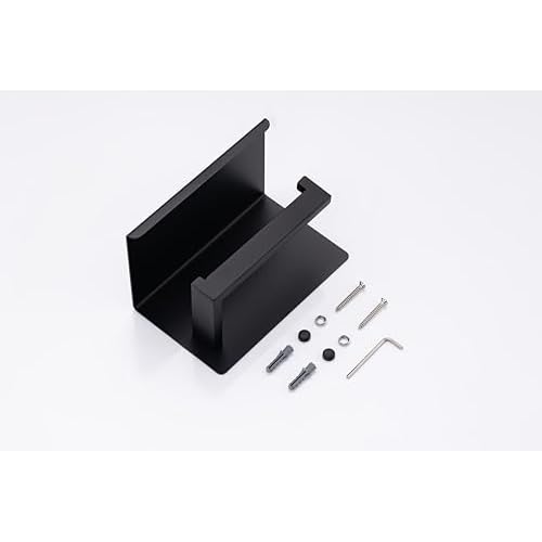 10-Piece Bathroom Hardware Set - Matte Black SUS304 Stainless Steel Wall-Mounted Towel Bar, Holder & Racks, 23.6 Inch
