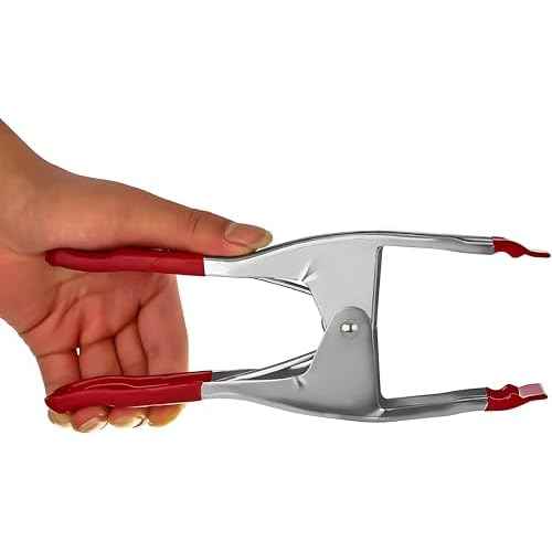 6-Pack 6-Inch Heavy Duty Spring Clamps ? Metal Spring Clip Set with 2.5¡± Jaw Opening, Rubber Coated Handles & Tips ? Strong Grip Clamps for Woodworking, DIY, Photography, Crafting