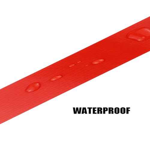 Multi-Purpose Duct Tape 1 Inch x 33 Yards, Heavy Duty, Waterproof, Great for Repairs, Packaging, Arts Crafts and DIY Projects (Red)
