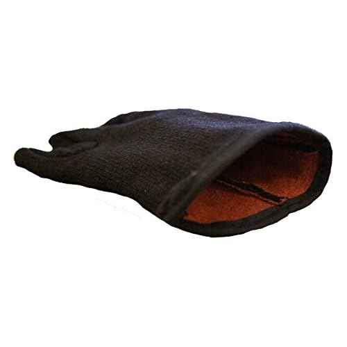 G & F Products Brown Jersey Winter Work Gloves with Red Fleece Lining