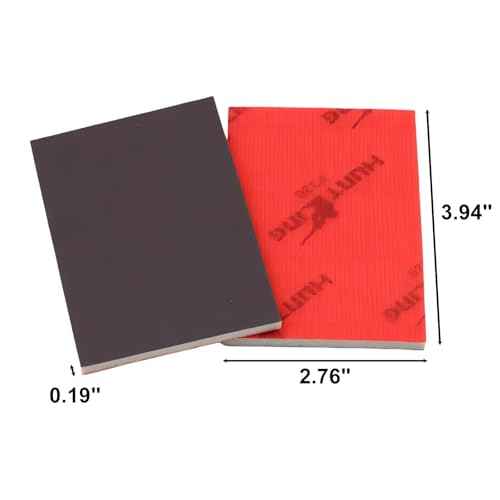 20 PCS 3-Inch x 4-Inch 320 Fine Grit Sandpaper, Ultra Soft Fine Sanding Sponges Pads Wet Dry Sandpaper Sponge, for Model Drywall, Metal, Wood, and Furniture Polishing
