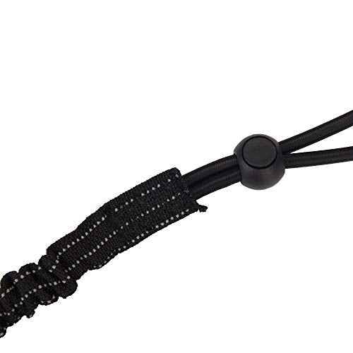 Tool Lanyard, 5 Pack Safety Tool Leash, Retractable Bungee Cord with Aluminum Lock Carabiner and Adjustable Loop End, Maximum Weight Limit 13.6KG / 30lb, Fall Restraint with Shock Cord Stopper