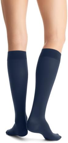 JOBST Opaque SoftFit 15-20 mmHg Closed Toe Knee High Compression Stocking, Midnight Navy, Small