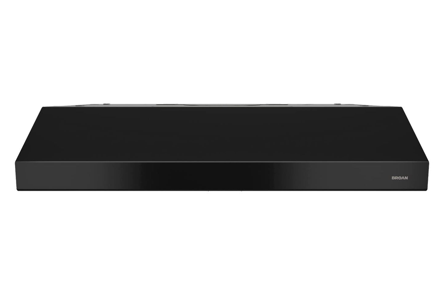 Broan-NuTone BCSD136BL Glacier Range Hood with Light, Exhaust Fan for Under Cabinet, Black, 36-inch