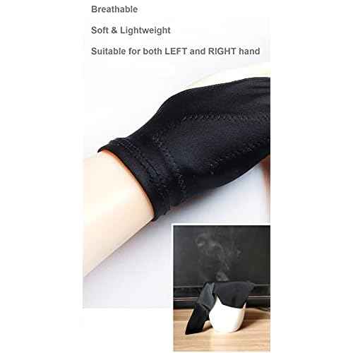 Drawing Glove, Digital Art Glove for Graphic Tablet, Artist Gloves with Two Fingers for iPad