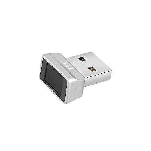 TEC Mini USB Fingerprint Reader for Windows 11/10 Hello, TEC TE-FPA2 Bio-Metric Fingerprint Scanner PC Dongle for Password-Free and File Encryption, 360¡Æ Touch Speedy Matching Security Key