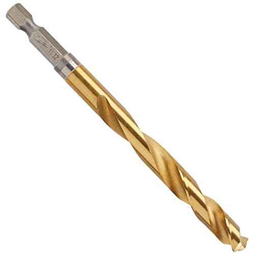 Milwaukee Electric Tool 48-89-4619 Twist Impact Drill Bit, 11/32" Diameter x 4.57" L, 2-13/16 ", 1/4" Hex Shank, 135 Degree