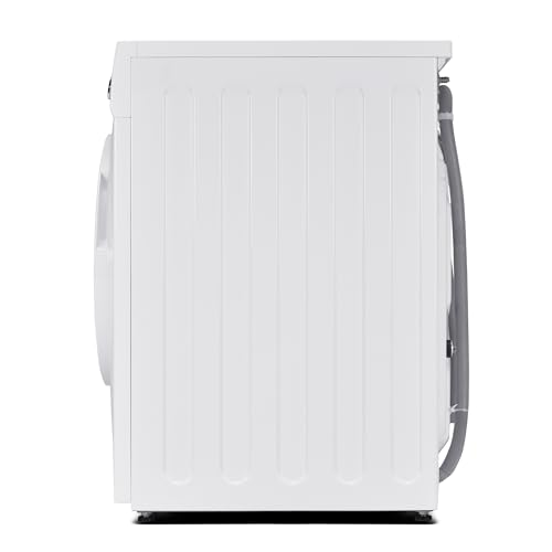 Midea 24 Inch All-in-One Front Load Washer Dryer Combo, 2.7 Cu.ft 26lbs Ventless Full-Automatic Washing Machine with Steam Care, Overnight Dry, 1400 RPM 16 Wash Cycles, White