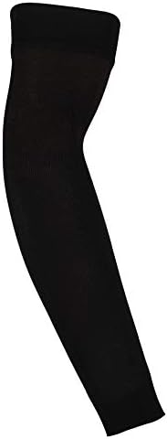Truform Lymphedema Compression Arm Sleeve, 20-30 mmHg Post Mastectomy Support, Black, Small