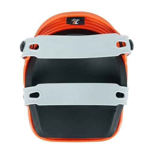 15-431 Ultraflex Non-Skid Premium Protective Gear with Flexible Design Plastic Kneepad, Orange