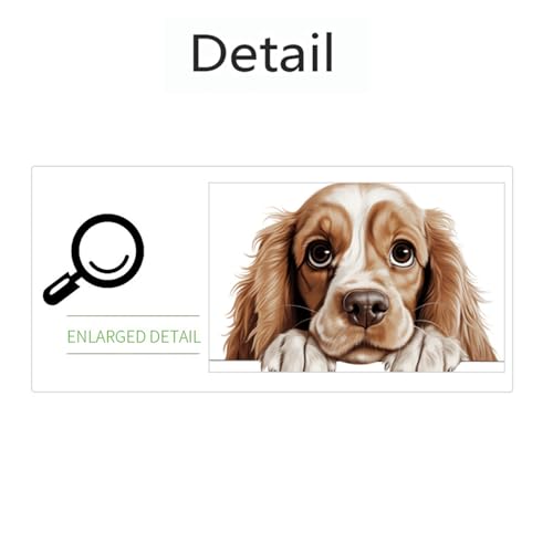 Wall Decals Puppy Dog Peel and Stick for Bedroom Kids Room Decor