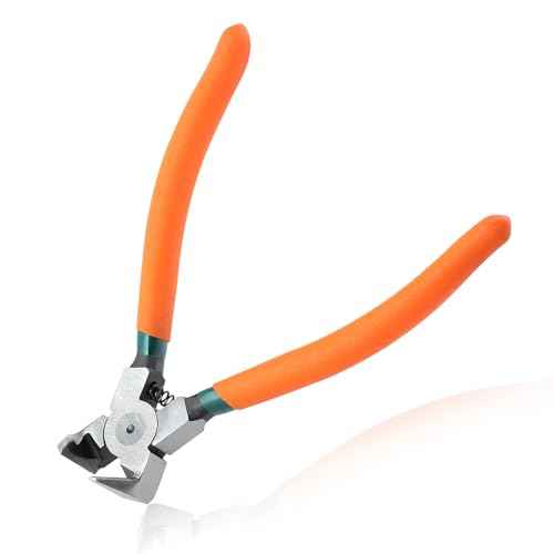 Diagonal Pliers for Flush Cut Plastics, 90 Angled Wire Cutters for Crafting, Wire Side Cutters Clippers, Flush Cutter Wire Snips Flush Cut Plier for Jewelry Making, Electronic, Model, Floral