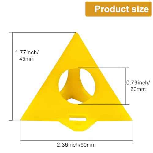 EMVANV 20pcs Painters Cone Stands, Woodworking Furniture Door Risers Painters Stand, Mini Cone Paint Stands for Canvas and Door Risers Support, Paint Pouring Suppliers, Canvas Stand(size:20pcs)