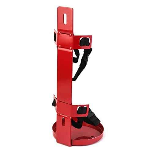 QWORK Fire Extinguisher Bracket, 2 Pack Heavy Duty Metal straps, Box Type, 10 lb Capacity