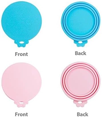 9 packs Pet Food can Lids, Food Safe BPA-Free & Dishwasher Safe, Can Covers Most Standard Size Dog and Cat Can Tops